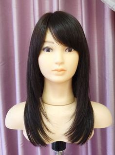 Right Side Bangs, Side Bangs Japanese Style, Side Swept Bangs Japanese, Side Swept Bangs Asian, How To Get Side Bangs, How To Make Side Bangs, Sidebangstyle Hair, Bangs One Side, Side Bang Long Hair