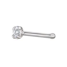 Add a hint of sparkle to your style with this Lila Moon diamond accent straight bar nose stud. Click on this JEWELRY & WATCHES GUIDE to learn about fit, styles, materials and more! Add a hint of sparkle to your style with this Lila Moon diamond accent straight bar nose stud. Click on this JEWELRY & WATCHES GUIDE to learn about fit, styles, materials and more! FEATURES Length: 2.4 mm Nickel free Metal: 14k gold Finish: polished Packaging: boxedDIAMOND DETAILS Total weight: less than 1/10 ct. Colo Internally Threaded White Gold Nose Stud, White Gold Internally Threaded Round Nose Stud, White Gold Round Nose Studs With Internally Threaded, Elegant Nose Studs For Anniversary, Elegant Round Nose Studs For Anniversary, Diamond Nose Studs With Prong Setting, Elegant Round Nose Studs With Prong Setting, Elegant Prong Setting Nose Studs For Anniversary, Straight Nose