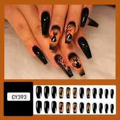 Get ready for Halloween with these spooky and creative nail art designs! From ghosts and bats to pumpkins and spiders, this vidGet ready for Halloween with these spooky and creative nail art designs! From ghosts and bats to pumpkins and spiders, this video will show you step-by-step how to achieve the perfect Halloween manicure. Whether you're going for cute or creepy, these nail art ideas will surely impress at any Halloween party.eo will show you step-by-step how to achieve the perfect Hallowe Halloween Nail Ideas, Pumpkin Nail Art, Halloween Press On Nails, Pumpkin Nails, Nail Envy, Nail Salons