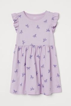 Online Kids Clothes, Stylish Pants, Kids Trend, Heart For Kids, Purple Glitter, Purple Dress, Jersey Dress, Name It, Flare Skirt