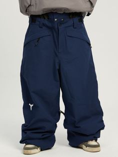 Winter Ticket Oversize Snowboard Pants- Unisex - Snowears- pants Steezy Ski Outfits, Baggy Snowboard Pants, Baggy Ski Pants, Baggy Snowboard Outfit, Snowboard Fit, Snowboarding Pants, Snow Outfit, Snowboard Pants, Belt Design