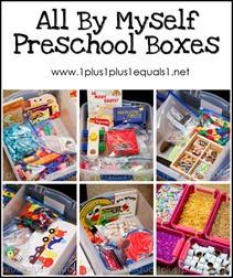 all by myself preschool boxes