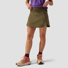 "The fabric is soft, lightweight, and wicking: totally performance-forward. But it's such a good look for everyday wear, too." —Gearhead® Expert SammyThe Backcountry Destination Skort was made to go everywhere with us, from cross-town bike rides for a pickleball game to last-minute getaways on overnight trains. The trail-ready skort mirrors our movement and wicks moisture away from our skin to keep us comfortable from the trailhead to the summit. Two side pockets keep our boarding pass, phone, Casual Green Activewear With 4-way Stretch, Casual Breathable Bottoms In Recycled Polyester, Lightweight Fitted Casual Activewear, Casual Lightweight Recycled Polyester Bottoms, Casual Lightweight Bottoms In Recycled Polyester, Fitted Casual Activewear For Outdoor, Casual Fitted Activewear For Outdoor, Lightweight Casual Bottoms In Recycled Polyester, Green Go-dry Bottoms In Recycled Polyester