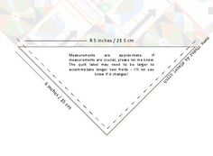 an image of a triangle that has been cut in half with the measurements below it