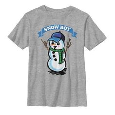 Give the perfect gift in addition to a corncob pipe and button nose with the Lost Gods Christmas Snow Boy Boys' T-Shirt! This funny winter shirt shows off a happy snowboy with a scarf and "Snow Boy" across the top. Button Nose, Boys Graphic Tee, Winter Shirts, Kids Clothes Boys, Boys Christmas, Boy Tees, Christmas Snow, Slim Fit Shorts, Boys Top