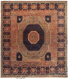 Mamluk Carpet - enjoyistanbul.com Three Colors Blue, Mamluk Rugs, Beautiful Rugs