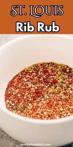 Traditional St. Louis Rib Rub. Rub For Ribs, Pork Rub Recipe, Pork Dry Rubs, Bbq Rub Recipe, Pork Chop Seasoning, Dry Rub For Ribs, Bbq Burger, Pork Seasoning, Dry Rub Recipes