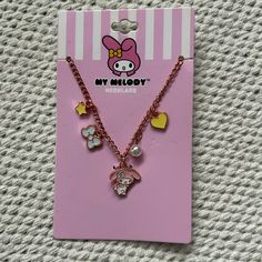 Brand New My Melody Necklace. New Me, Necklaces Bracelets, Womens Jewelry Necklace, Brand New, Jewelry Necklaces, Women Jewelry, Pink, Women Shopping, Color