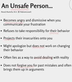 Unlearning Urgency, Unsafe Quotes, Fake Apologies, Types Of Toxic People, Unsafe People