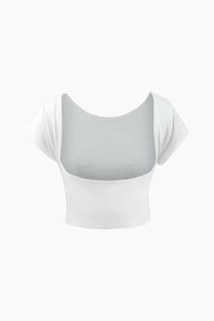 Details Occasion: Casual Category: Tops Composition: 35% Polyester, 65% Cotton Sheer: Not Sheer Color: White Stretch Crew Neck Top With Built-in Bra, Stretch Short Sleeve Crop Top With Built-in Bra, Casual Crew Neck Top With Built-in Bra, White Stretch Tops With Built-in Bra, White Stretch Top With Built-in Bra, Stretch White Top With Built-in Bra, Sporty Scoop Neck Top With Built-in Bra, Basic White Top With Built-in Bra, White Scoop Neck T-shirt For Summer