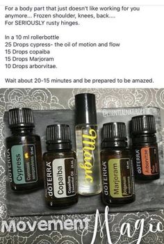 Essential Oil Roller Bottle Recipes, Doterra Oil, Essential Oil Roller Balls