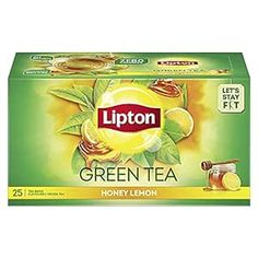 lipton green tea honey lemon, 25 count boxes / 12 packs per box by lipton