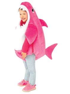 Mommy Shark Costume, Shark Costume, Mommy Shark, Baby Shark, Sound, Halloween, Pink