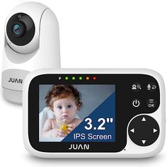 an image of a baby monitor and two cameras