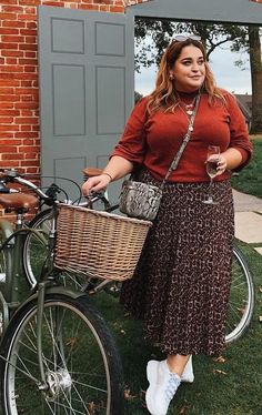 Big Size Outfit, Plus Size Fall Outfit, Hipster Grunge, Simple Fall Outfits, Plus Size Fall, Curve Fashion, Fall Dress Outfit, Plus Size Vintage