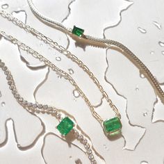 Size20 inch total lengthStone measures 8x10mmMaterials Used 925 Sterling Silver 18k Yellow Gold Plated Simulated Emerald Paperclip Necklace, Jewelry Wardrobe, Herringbone Necklace, Emerald Necklace, Evil Eye Necklace, Emerald Jewelry, Lariat Necklace, Eye Necklace, New Jewelry