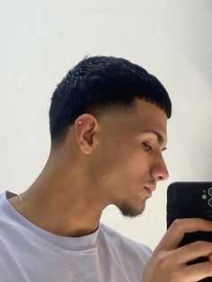 #buzzcut #taperfade #man #manhairstyle Mid Taper Fade Buzzcut, Number 8 Buzzcut, Buzz With Fade, 5 Guard Buzz Cut, Tapered Buzzcut Men, Buzz Cut 8 Guard, High Taper Buzz Cut