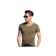 A Basic Tee is the perfect choice. stand-alone piece to layer under a jacket or blazer. Colors: Choose from Army Green, Black, Blue, Grey, Red, and White V-neck Slim-Fit Fabric: Polyester fiber Gender: Male Age: Adult Brand Name: NoEnName_Null Product ID: CJNSTXDS01500 Note: All sizes are 1 to 2 sizes smaller than European and American people. Choose the larger size if your size is between two sizes. Please allow 2-3cm differences due to manual measurement. Please check the size chart carefully Solid Plain V-neck T-shirt, Solid V-neck Plain T-shirt, Classic V-neck T-shirt For Spring, Casual V-neck Solid Color T-shirt, Solid Color Cotton V-neck T-shirt, Fitted Solid V-neck T-shirt, Solid Fitted V-neck T-shirt, Party Jackets, Beach Swimwear