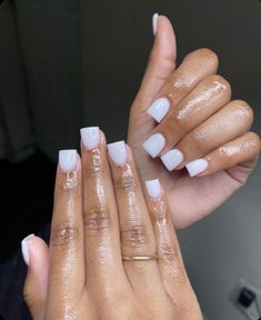 Pink Acrylic Nails Coffin Short, Pink Acrylic Nails Coffin, Nails Coffin Short, Overlay Nails, Milky Nails