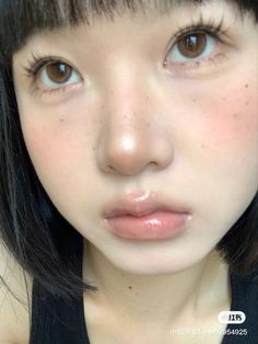 Japanese Igari Makeup, Bunny Face Makeup, Southeast Asian Makeup, Bunny Makeup, Soft Natural Makeup, Soft Makeup Looks, Doll Eye Makeup, Face Art Makeup, Swag Makeup