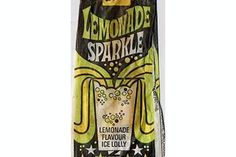 an old fashioned lemonade sparkle bottle is displayed on a white background with the words lemonade sparkle written below it