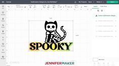 the logo for spooky is shown in this screenshot