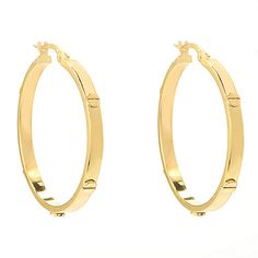 Keep your look graceful and chic with these fascinating "Rosary" hoop earrings by Stefano Oro. Wherever you may roam  you can be sure these hoops will have you looking your (Sunday) best. How are we so certain? Because this classic looking pair is not only crafted from your choice of 14K gold  but also comes with Rosary details. These earrings are heavy on the elegance but light on your ears. So polished. So pretty. Luxury Pierced Huggie Hoop Earrings, Luxury Yellow Gold Hoop Earrings, Luxury Small Hoop Earrings For Everyday, Luxury Everyday Hoop Earrings With Polished Finish, Polished Finish Hoop Earrings For Everyday Luxury, Everyday Luxury Hoop Earrings With Polished Finish, Polished Hoop Earrings For Everyday Luxury, Luxury Diamond Hoop Earrings, Luxury Small Hoop Pierced Earrings