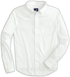 Johnnie-O Tradd Button Up Shirt in White - Estilo Boutique White Cotton Dress Shirt With Button Cuffs, White Dress Shirt With Pockets For Work, White Shirt For Everyday, Casual White Dress Shirt For Everyday, Classic White Dress Shirt With Pockets, White Button-down Shirt For Everyday, White Button-up Dress Shirt With Pockets, Everyday White Buttoned Shirt, White Classic Dress Shirt For Spring