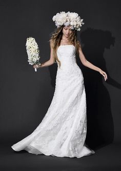 Vera Wang Wedding Dress 0 / Off White Vera Wang: Wallis Vera Wang Bridal, Gonna In Tulle, Vera Wang Wedding, Wedding Dresses Vera Wang, Vera Wang Dress, Fit And Flare Wedding Dress, Evening Dresses For Weddings, Wedding Dress Accessories, Dress Order