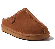 Featuring soft shearling lining and a memory foam insole, the Greta is a clog slipper that cradles you in comfort and takes you anywhere you want to go thanks to its durable outsole. From Dearfoams. Soft Brown Slip-on Slippers, Comfortable Brown Shearling Slippers, Brown Slip-on Slippers With Removable Insole, Brown Non-slip Comfortable Slippers, Brown Textured Sole Slip-on Slippers, Clog Slippers, Chestnut, Clogs, Memory Foam