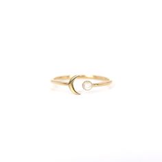 Crescent Moon Moonstone Open Ring Band, 10K 14K Solid Gold Ring Band, Dainty Unique Open Ring, Natural Moonstone Ring, Stackable Rings * Handmade / Handcrafted Fine Jewelry Band Thickness: 1.30 mm Stone: 100% Natural Moonstone (2.5mm stone) Metal: Solid 10K, 14K Gold Gold Color: White gold, Rose gold, Yellow gold ≫ Please read our FAQ below for more detail. 14k Gold Moon Shaped Promise Ring, Crescent Moonstone Promise Ring, Dainty Gold Rings With Moon Phase, Dainty Gold Moon Phase Rings, Gold Moon Shaped 14k Gold Ring, Moon Shaped 14k Gold Ring, Moon Shaped 14k Yellow Gold Rings, 14k Gold Moon Shaped Ring, Gold Moon-shaped 14k Gold Ring