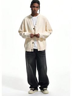 Men's Solid Color Minimalist Casual Cardigan Apricot Casual  Long Sleeve Knitwear Plain  Medium Stretch  Men Clothing, size features are:Bust: ,Length: ,Sleeve Length: Minimalist Mens Fashion, Man Cardigan, Color Minimalist, Mens Fashion Simple, Áo Len Cardigan, Beige Outfit, Cardigan Casual, Casual Cardigans, Mens Cardigan