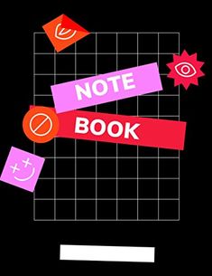 a black background with red and pink stickers that say not to book on it