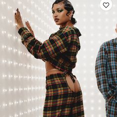 Elevate Your Sleepwear Game With This Stunning Savage X Fenty Tartan Ram Hem 3-Piece Pajama Set In Xlarge Size. This Pajama Set Is Perfect For Women Who Want To Feel Comfortable And Stylish At The Same Time. The Set Includes A Long-Sleeved Cropped Top, Open Back Pants, And A Matching Bra, All Made From A High-Quality Blend Of Cotton And Rayon. The Set Features A Trendy Tartan Pattern, Making It An Ideal Choice For Those Who Love The Classic Plaid Look. The Savage X Brand Is Known For Its Excepti Pj Pant, Plaid Pajama Pants, Comfortable Pajamas, Plaid Pajamas, Savage X Fenty, One Piece Pajamas, Pj Pants, Pajama Bottoms, Tartan Plaid