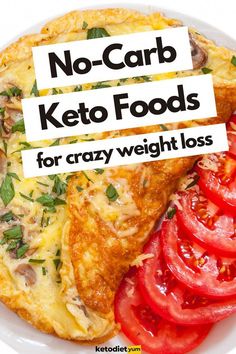 Learn about the best no-carb and very low-carb foods you can eat on keto. A complete zero-carb food list to help you get into ketosis and lose weight! 1200 Calorie Diet Meal Plans, No Carb Food List, Keto Quiche, Zero Carb Foods, Breakfast Low Carb, No Carb Recipes, Keto Pancakes, Carb Foods, Keto Food List