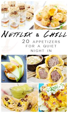 the cover of netflix and chilli 20 appetizers for a quiet night in