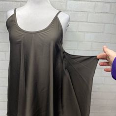 This Is A Helmut Lang Beautiful Silk Tank Top With Spaghetti Straps For Women, Made Of Silk In A Solid Brown Color. It Has Spaghetti Straps. The Tank Top Has A Scarf Like Hemline Look And Is Designed As A Camisole Style For Party Or Cocktail Occasions. The Size Is Medium And It Is A Regular Fit. Absolutely Gorgeous Color !! New No Tags Sleeveless Beach Camisole With Built-in Bra, Stretch Cami Tank Top For Summer, Summer Stretch Vest Camisole, Stretch Sleeveless Blouse Camisole For Summer, Stretch Sleeveless Camisole For Summer, Summer Stretch Sleeveless Camisole, Seamless Stretch Camisole For Vacation, Vacation Seamless Stretch Camisole, Stretch Camisole With Built-in Bra For Summer