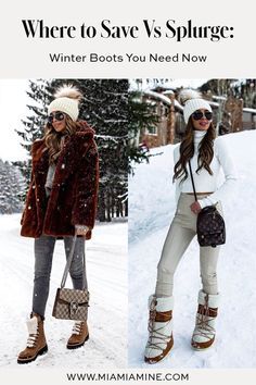 Womens Winter Shoes Casual, Fur Snow Boots Outfit, Trendy Winter Boots Women, Warm Boots Women Winter, Cute Snow Boots Waterproof, Styling Snow Boots, Snowday Outfit Winter, Usa Winter Outfit, How To Style Snow Boots