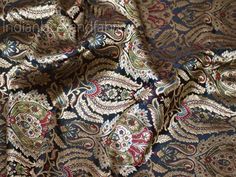 an image of a paisley print fabric