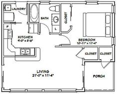 the floor plan for a two bedroom apartment with an attached bathroom and living room area