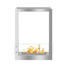 The Bio Flame 24 Firebox DS - UL Listed Built-in See-Through Ethanol Fireplace Fireplaces Traditional, Fireplace Aesthetic, Ventless Fireplace, Ethanol Fireplace, Bioethanol Fireplace, Traditional Fireplace, Modern Fireplace, Fireplace Inserts, Electric Fireplace