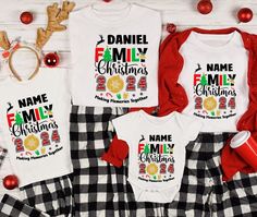 Custom Family Christmas Name Shirt,Monogrammed Family Christmas Shirt,Personalized Christmas Shirt With Name,Costum Family shırt * High quality and super soft, comfortable shirt. Made with top-of-the-line vinyl and pressed with a professional grade heat press. * Please check all color and size charts before place the order. Since all shirts are custom made based on your selection, I don't accept return or exchange unless there is an issue with your order. *We're working with different shirt brands based on the color/size availability. All shirts we use are soft style, not heavy cotton. Solid colors are all cotton and heather colors are cotton/poly blend. (there may be exceptions) *Our Sweatshirt 70% SoftLume combed and ring-spun cotton, 30% polyester fleece- with 100% SoftLume combed and r Christmas Tshirts Vinyl Family, Christmas Name Shirts, Christmas Family Name Shirts, Christmas Shirt With Name, Personalized Family Christmas Tshirts, Family Name Christmas Tshirts, Cute Christmas Shirts Vinyl Monogram, Family Matching Cotton T-shirt With Name Print, Unisex Family T-shirt With Name Print