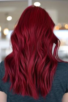 Christmas Red Hair Color, Midnight Ruby Hair Color, Red Hair Color Pale Skin, Igora Reds, Different Red Hair Colors Shades, Dark Cherry Red Hair Burgundy, Pinky Red Hair, Cold Red Hair, Red Pink Hair Color