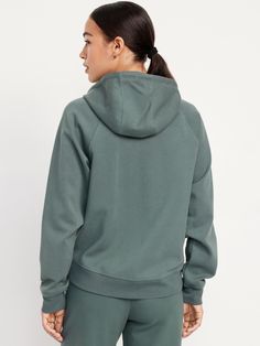 Dynamic Fleece Zip Hoodie | Old Navy Half-zip Hoodie With Ribbed Cuffs For Loungewear, Sportswear Half-zip Hoodie With Ribbed Cuffs, Sportswear Hoodie With Half-zip And Ribbed Cuffs, Sportswear Hoodie With Ribbed Cuffs And Half-zip, Fall Athleisure Hooded Jacket With Ribbed Cuffs, Sporty Hooded Jacket With Ribbed Cuffs For Fall, Comfy Solid Hoodie With Double-lined Hood, Hooded Hoodie With Ribbed Cuffs, Athleisure Style, Fall Sportswear Hooded Jacket With Drawstring Hood