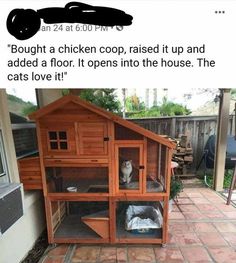 an image of a chicken coop on twitter