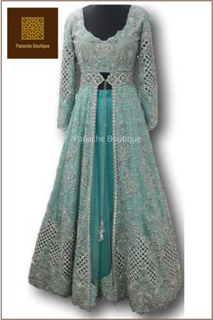 Mint Green Colour Wedding Lehenga Pista Green Traditional Drape Gown For Reception, Designer Pista Green Gown With Pallu, Floor-length Pista Green Choli With Dabka Work, Pista Green Gown For Reception, Pista Green Floor-length Choli With Dabka Work, Pista Green Gown With Dabka Work And Traditional Drape, Pista Green Choli With Dabka Work For Reception, Wedding Anarkali Style Green Sherwani, Designer Pista Green Gown With Zari Work