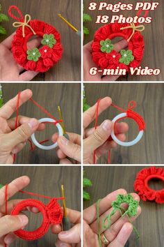 #crochetruffledwreath #diyflowerwreathpdf #handmadechristmasdecor #crochetfestiveornament #beginnerwreathcraft #redgreenwreathdiy #crochetfloralwreath #diyholidaydecoration #festivewreathtutorial #crochetholidayproject #christmaswreathcrochet #handmadefestivecraft #diytreeornament #crochetpearlwreath #redruffledwreathdiy #crochetchristmasflower #beginnerholidaywreath #handmade