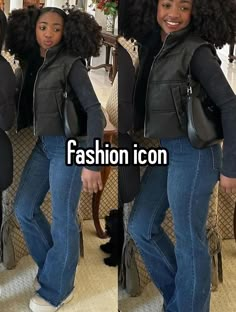 two women in jeans and jackets posing for the camera