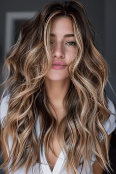 NewBrondeHairColor2024171 Icy Blonde Highlights, The Best Hair Color, Best Hair Color, Blonde Balayage Highlights, Honey Blonde Highlights, Black Hair With Highlights, Sassy Hair, Brown Hair With Highlights, Find A Way