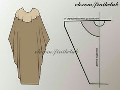 an image of a women's dress sewing pattern with measurements and instructions for it